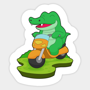 Crocodile Motorcycle Sticker